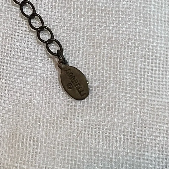 Vintage Sorrelli Pink Y Rhinestone Necklace - Picture 7 of 8